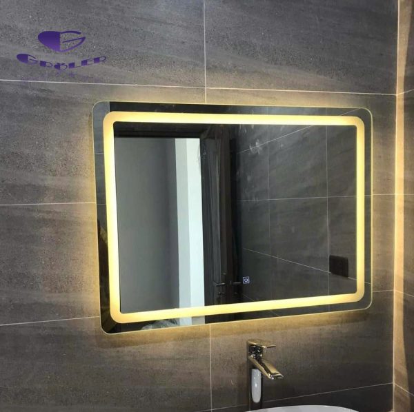 Gương led viền nghệ thuật Groler GL08