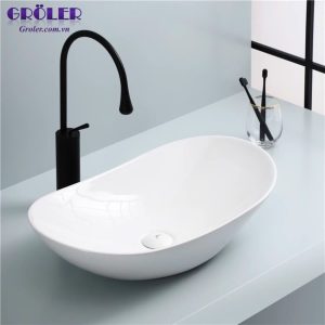 Lavabo Thuyền Trắng Nghệ Thuật Groler Gr Lnt22