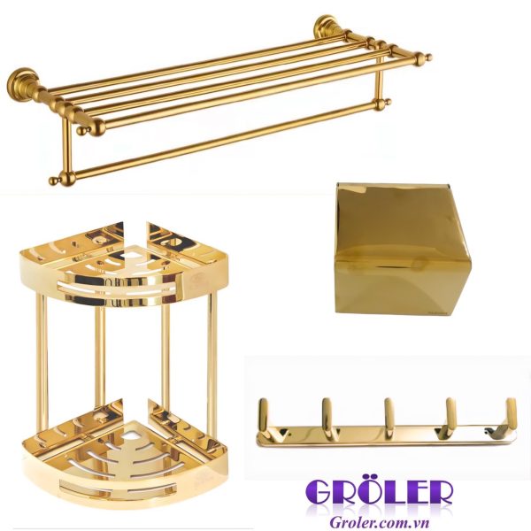 Bộ Phụ Kiện Mạ Vàng Gr Bmv1 4 Món