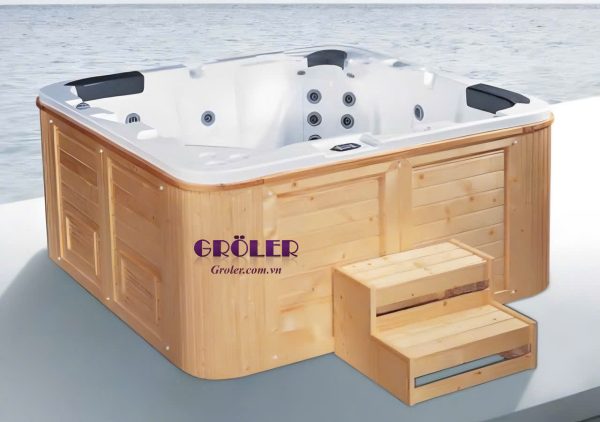 BỒN TẮM MASSAGE JACUZZI GR-BSJ803 GROLER NHẬP KHẨU
