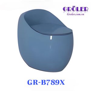 Bệt Trứng Nghệ Thuật Màu Xanh Gr B789x Cao Cấp Groler