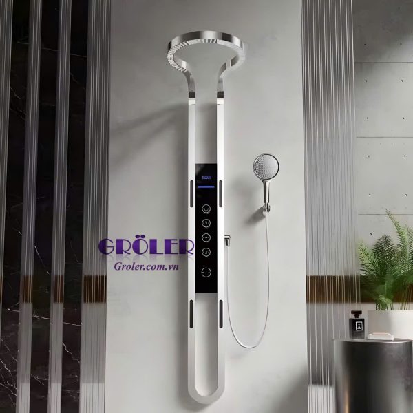 Sen cây đồng mạ crom massage đa năng Groler GR-SMS1 cao cấp