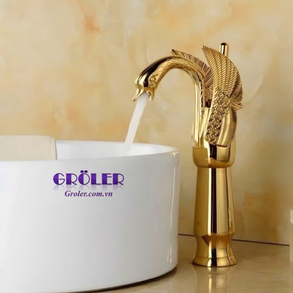 Vòi Rửa Mặt Nghệ Thuật Chim Hạc Cao Groler Gr Vcv2