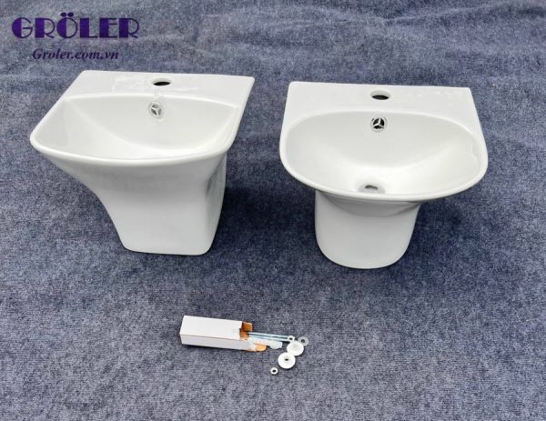 Lavabo Treo Nghệ Thuật Tròn Nhỏ Groler Gr Lc4