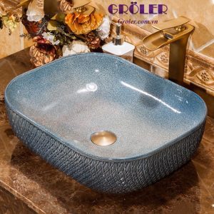 Lavabo Vuông Nghệ Thuật Groler Gr Ln107