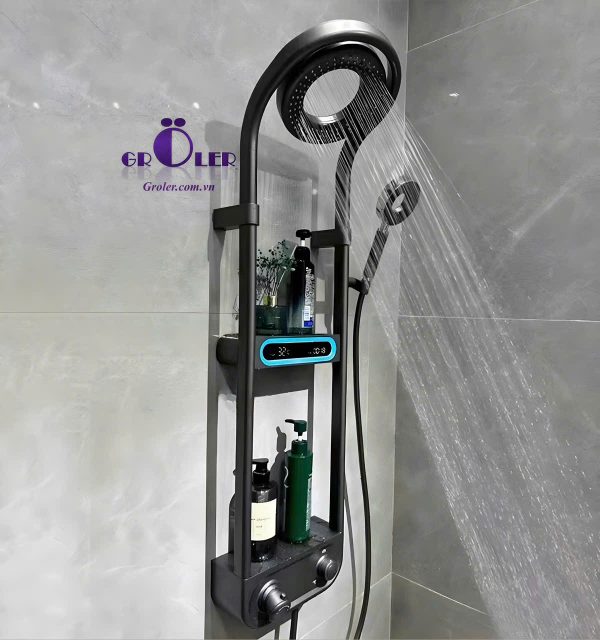 Sen cây đồng massage Groler GR-ST màu ghi cao cấp