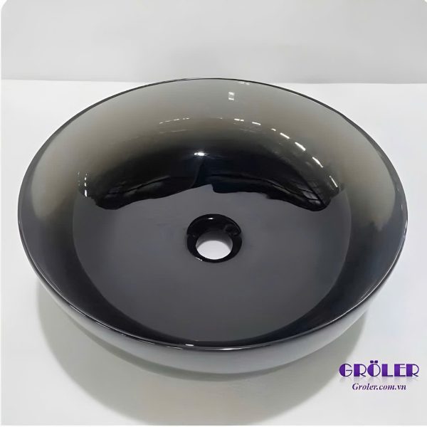 Lavabo thủy tinh tròn cao cấp Groler GR-LTY4