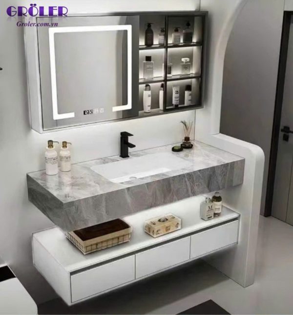 Tủ chậu lavabo GROLER GR-TC13CTủ chậu lavabo GROLER GR-TC13C