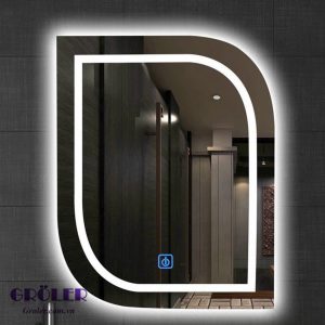 Gương led viền nghệ thuật Groler GL18