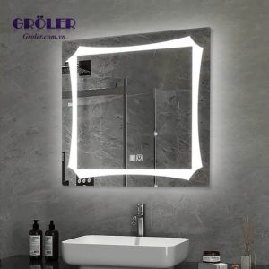 Gương đèn led viền trắng nghệ thuật GL25
